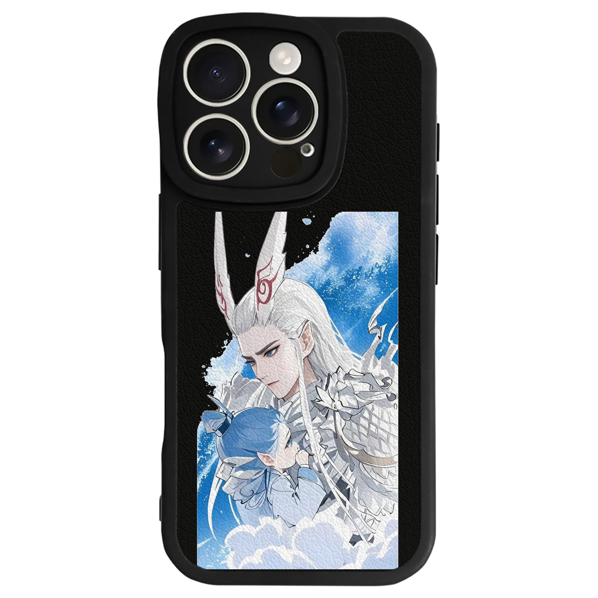 （画像用） Ne Zha 2 ナタ 魔童の大暴れ 【iPhone 16シリーズ対応】シリコンスマホケース（レザー調） 材質：シリコン